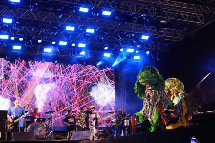 Cannibal fez uma participa&ccedil;&atilde;o especial no show da Na&ccedil;&atilde;o Zumbi./Arquimedes Santos/ Secom Olinda