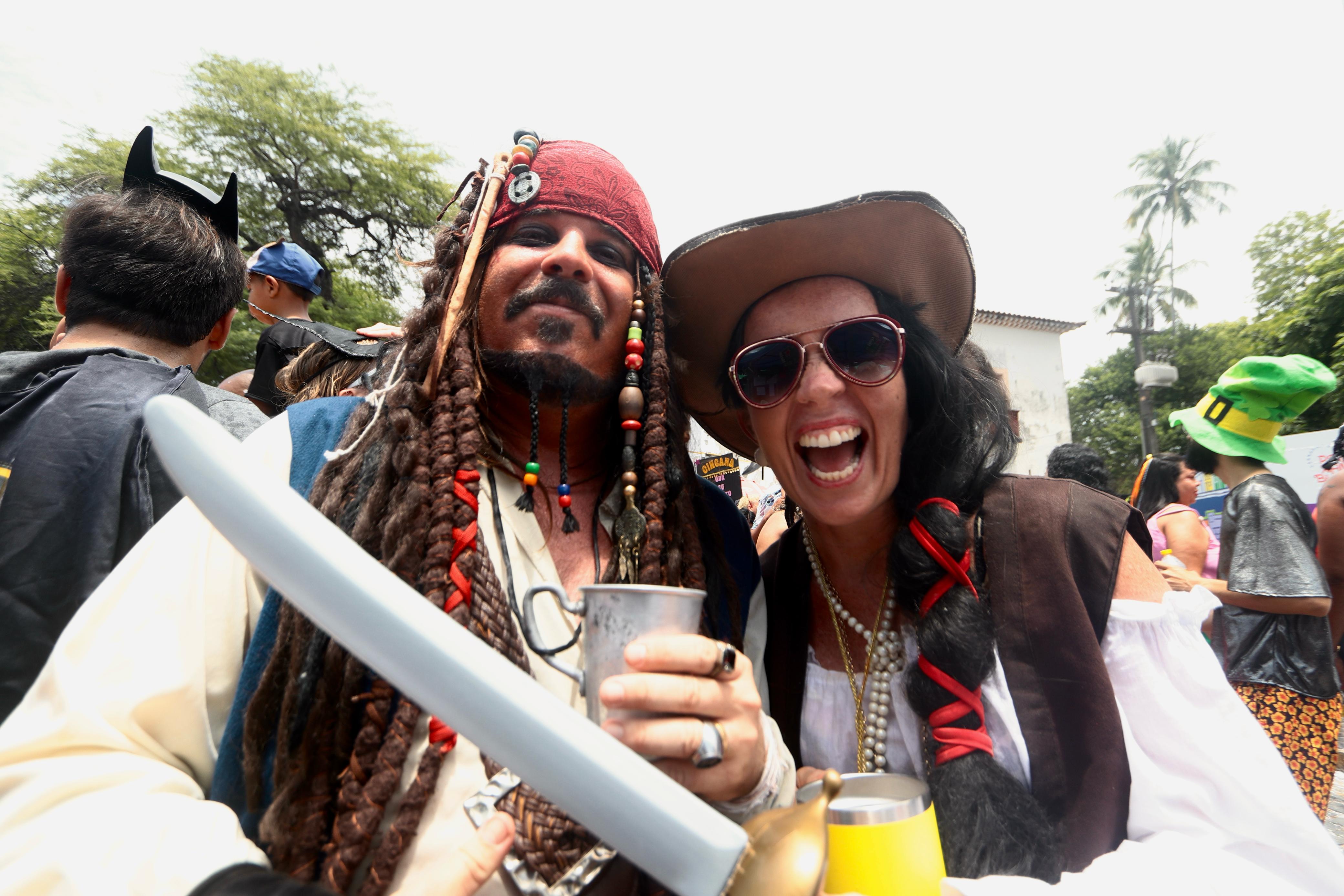 O pirata mais perigoso do Caribe marcando presença em Olinda