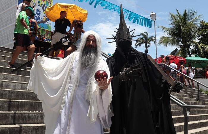 Personagens de Senhor dos Anéis fazem sucesso no Sítio Histórico