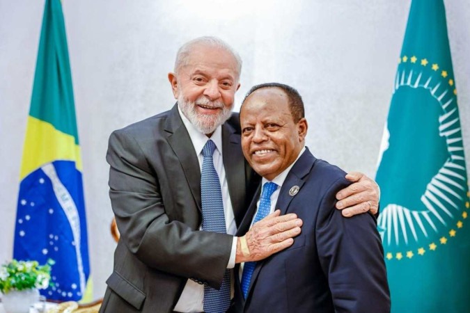 Lula se reúne com o primeiro-ministro da Etiópia, Taye Atsekeselass/foto: Ricardo Stuckert/PR Lula se reúne com o primeiro-ministro da Etiópia, Taye Atsekeselass/foto: Ricardo Stuckert/PR