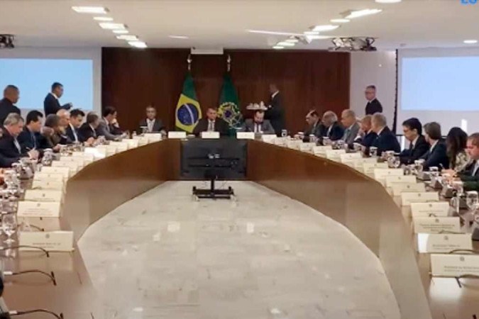 O vídeo da reunião de 5 de julho de 2022 integra a investigação da PF na operação Tempus Veritatis/Crédito: Reprodução/Video