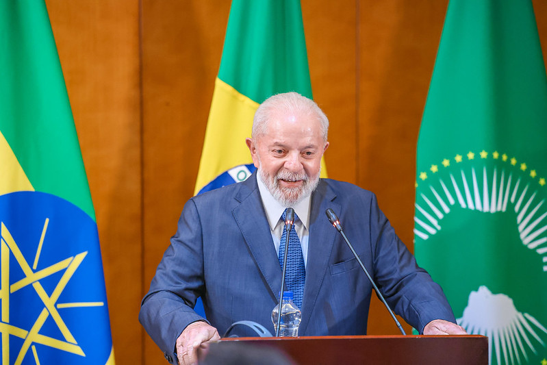 A fala do presidente Lula abriu uma crise diplomática entre os dois países/Foto: Ricardo Stuckert / PR