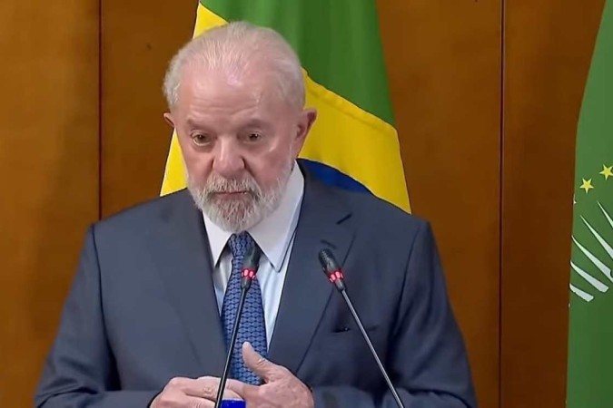 Durante visita à África, Lula comparou a situação em Gaza ao massacre de Hitler contra os judeus/Crédito: Canal Gov/ reprodução Durante visita à África, Lula comparou a situação em Gaza ao massacre de Hitler contra os judeus/Crédito: Canal Gov/ reprodução