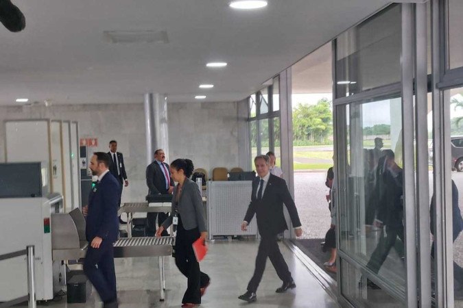 Blinken chega ao Planalto para reunião com Lula/crédito: Victor Correia/CB/D.A. Press Blinken chega ao Planalto para reunião com Lula/crédito: Victor Correia/CB/D.A. Press