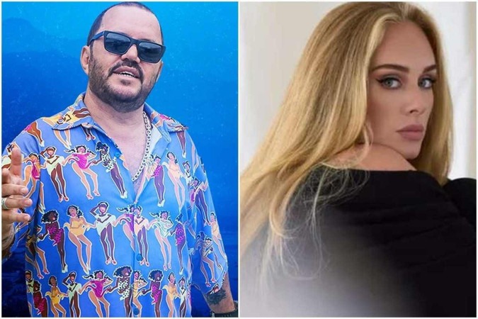 Em 2015, a britânica lançou o sucesso ''Million Years Ago''. Toninho acusa a existência de plágio da música ''Mulheres'', composta por ele/Crédito: Reprodução/Facebook e Divulgação