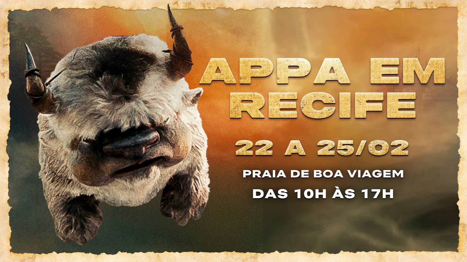 Bisão gigante chega em Boa Viagem nesta quinta (22)/Divulgação/Netflix Bisão gigante chega em Boa Viagem nesta quinta (22)/Divulgação/Netflix