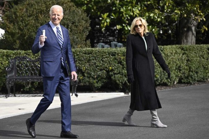 Joe e Jill Biden estão casados há 47 anos/Crédito: ANDREW CABALLERO-REYNOLDS / AFP Joe e Jill Biden estão casados há 47 anos/Crédito: ANDREW CABALLERO-REYNOLDS / AFP