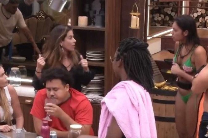 Wanessa interviu na discuss&atilde;o para defender a amiga/foto:  Reprodu&ccedil;&atilde;o/Globoplay