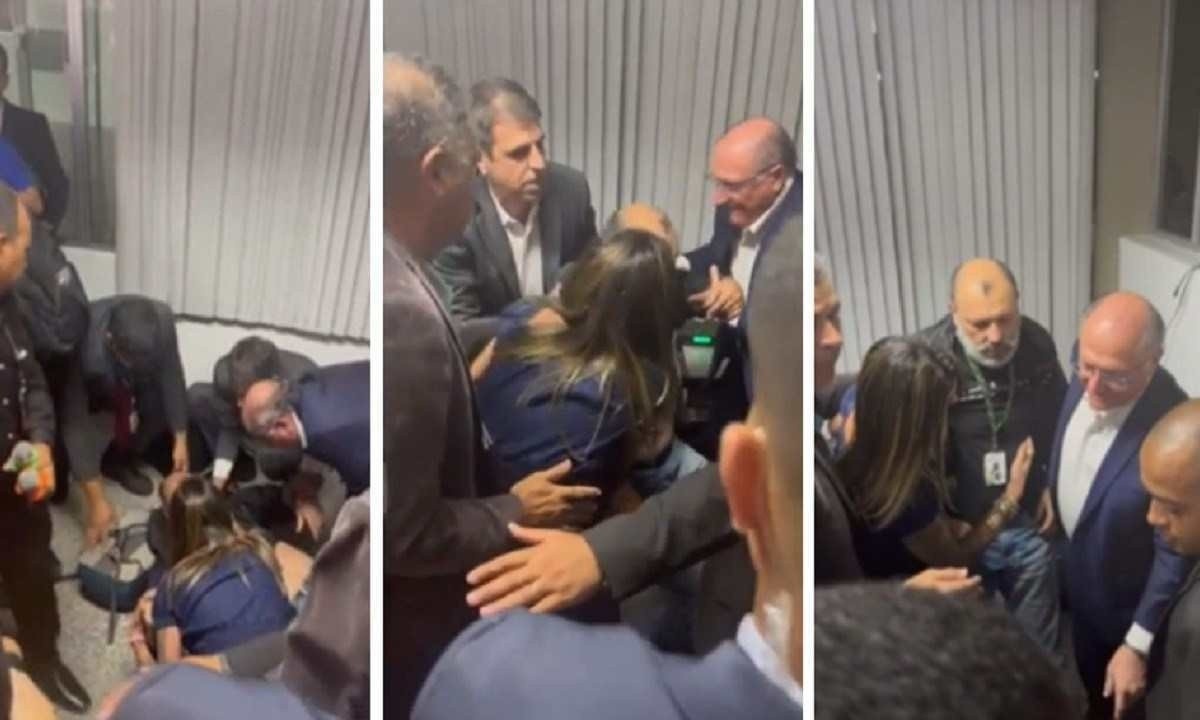 Geraldo Alckmin socorre homem em Manaus/foto: TV Bandeirantes/Reprodução Geraldo Alckmin socorre homem em Manaus/foto: TV Bandeirantes/Reprodução