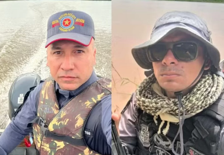 Policiais militares desapareceram na tarde dessa sexta-feira (01)/Créditos: Reprodução Policiais militares desapareceram na tarde dessa sexta-feira (01)/Créditos: Reprodução