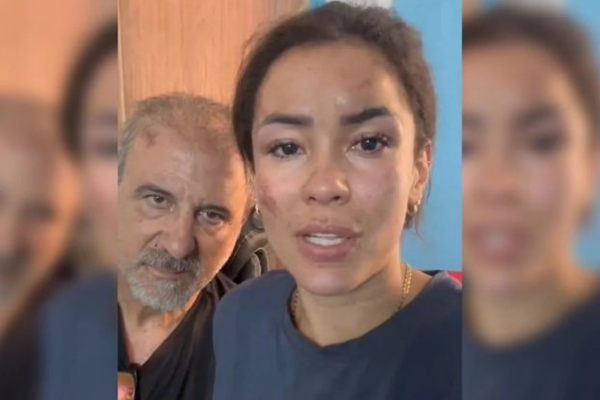 Fernanda e Vincente foram atacados em acampamento na Índia/Crédito: Reprodução/ Instagram Fernanda e Vincente foram atacados em acampamento na Índia/Crédito: Reprodução/ Instagram