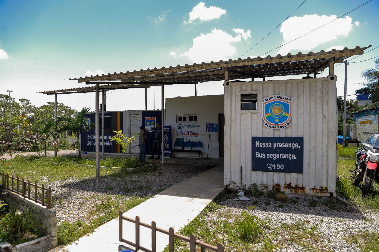 Efetivo de posto da PM é pequeno, segundo moradores