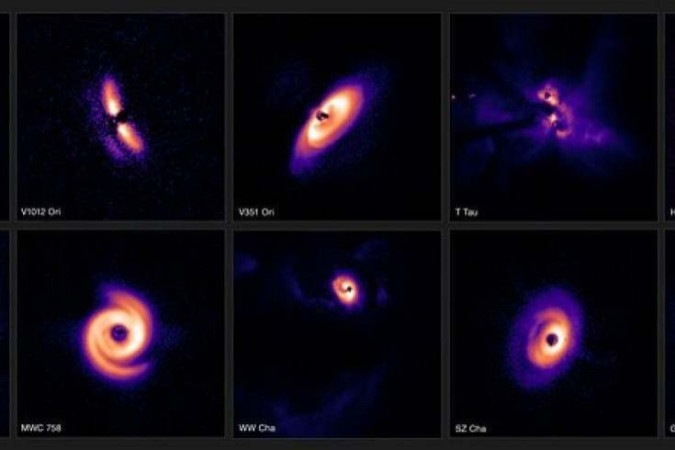 Imagens reúnem observações de 86 estrelas em três diferentes regiões da galáxia/foto: ESO Imagens reúnem observações de 86 estrelas em três diferentes regiões da galáxia/foto: ESO