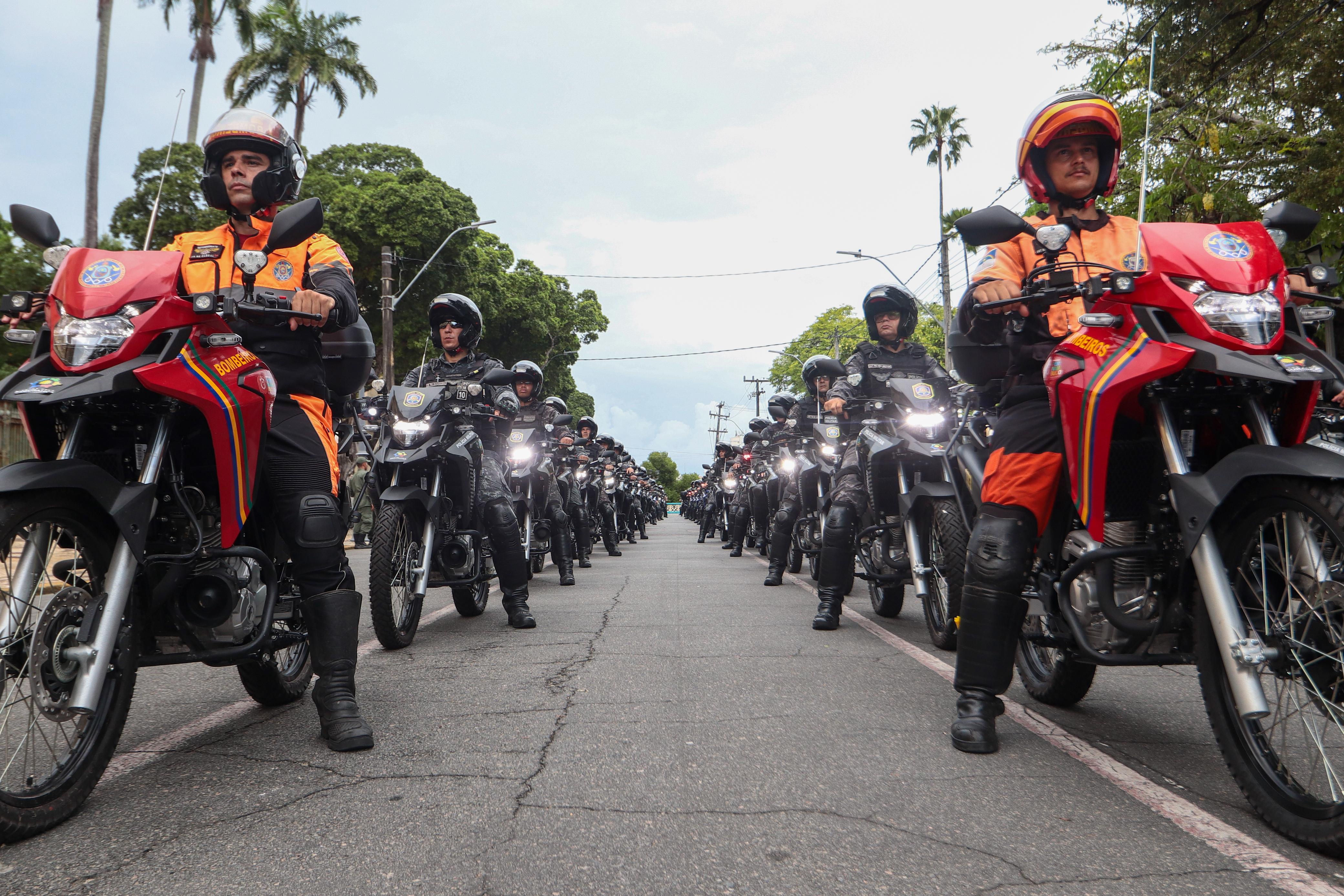 Novas motos reforçam ações na segurança pública/Foto: Ruan Pablo/DP Novas motos reforçam ações na segurança pública/Foto: Ruan Pablo/DP