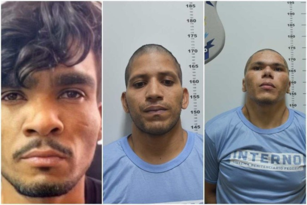 Lázaro Barbosa ficou 20 dias foragido. Já as buscas por Rogério da Silva Mendonça e Deibson Cabral entraram para o 23º dia/crédito: Divulgação/PCDF e SENAPPEN Lázaro Barbosa ficou 20 dias foragido. Já as buscas por Rogério da Silva Mendonça e Deibson Cabral entraram para o 23º dia/crédito: Divulgação/PCDF e SENAPPEN