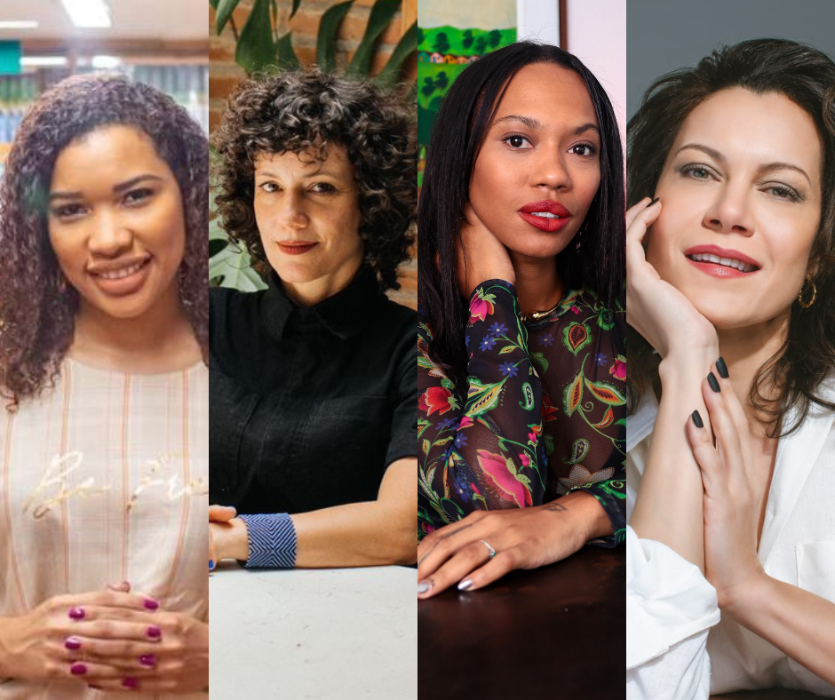 Em ordem: Jaqueline Fraga, Joana Lira, Uana Mahin e Hermila Guedes/Fotos: Leo Malafaia/Divulgação, Flávia Valsini/Divulgação, Dayvison Nunes/Divulgação e Ruan Pablo/DP Foto