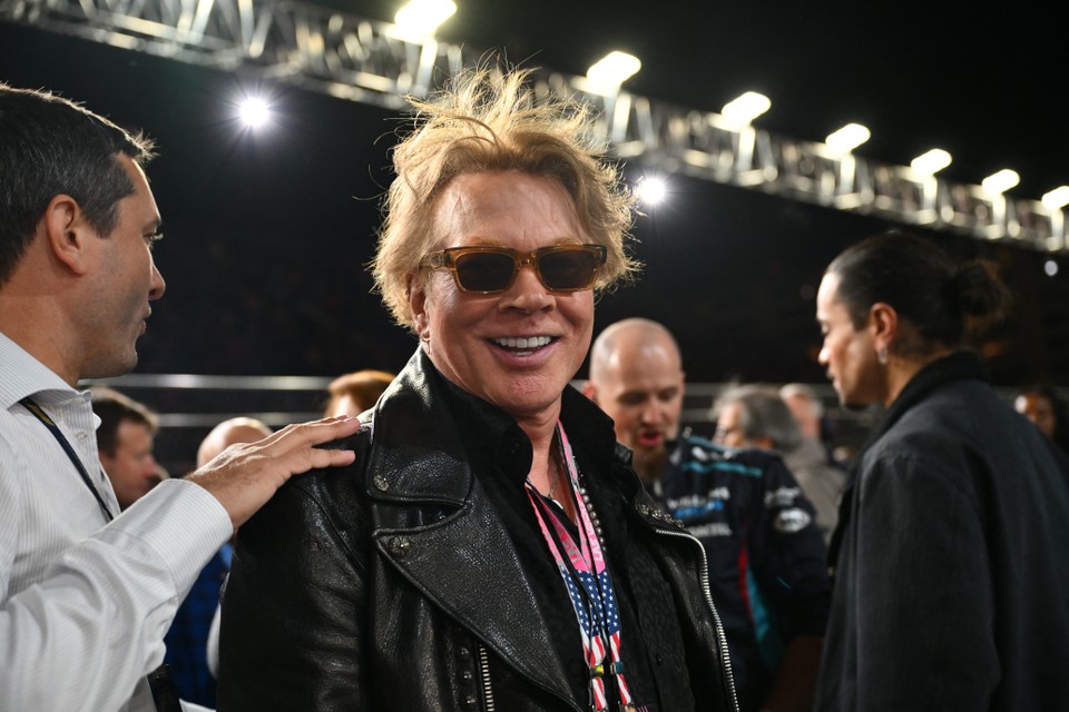 Axl Rose, vocalista da banda Guns N' Roses/foto: ANGELA WEISS / AFP
