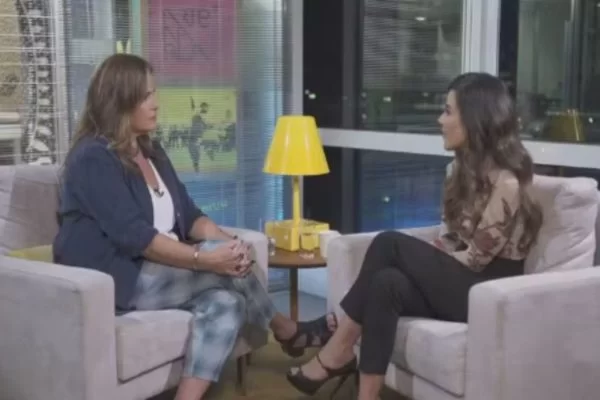 A cantora concedeu entrevista a Renata Ceribelli/foto: Reprodução/TV Globo