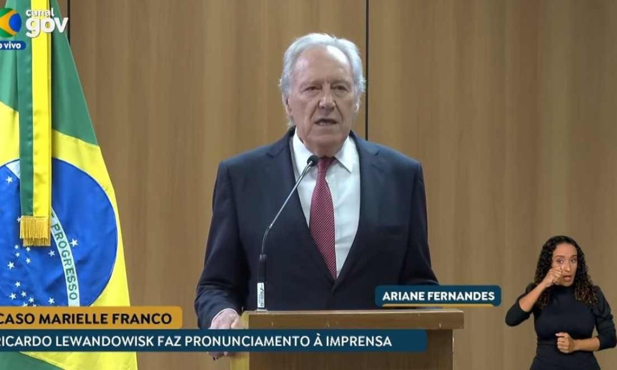 Ministro Lewandowski avisa que solução do assassinato da vereadora Marielle Franco e do motorista Anderson Gomes está prestes a ser esclarecido/foto: Reprodução/Canal Gov Ministro Lewandowski avisa que solução do assassinato da vereadora Marielle Franco e do motorista Anderson Gomes está prestes a ser esclarecido/foto: Reprodução/Canal Gov
