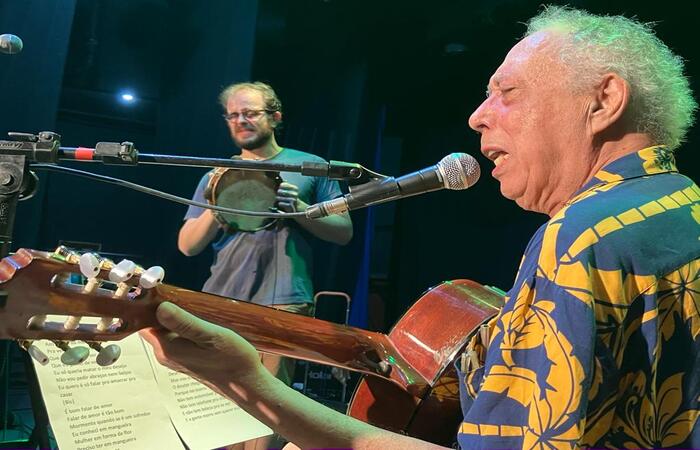 Jards Macalé e Sérgio Krakowski circulam pelo país em show de homenagens/Crédito: Divulgação