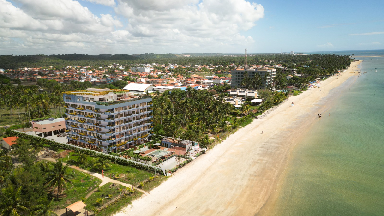 O empreendimento é o terceiro flat service lançado no município de Maragogi, litoral norte de Alagoas/Foto: Divulgação O empreendimento é o terceiro flat service lançado no município de Maragogi, litoral norte de Alagoas/Foto: Divulgação