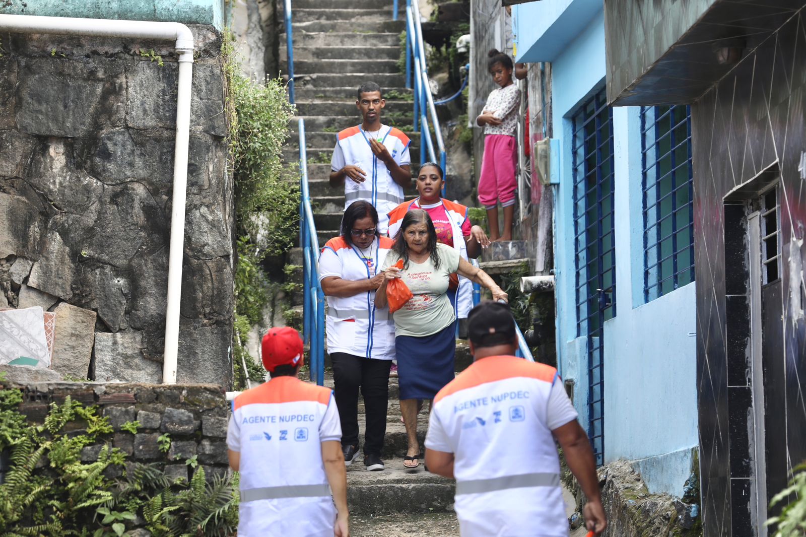 Moradores participaram de treinamento para atuar empossíveis  desastres  no inverno/Foto: Prefeitura do Recife
