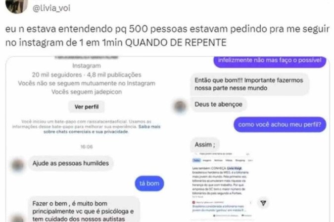 Com nome igual, jovem viralizou na web após ser confundida com bilionária mais jovem do mundo/foto: Redes sociais/ Reprodução Com nome igual, jovem viralizou na web após ser confundida com bilionária mais jovem do mundo/foto: Redes sociais/ Reprodução