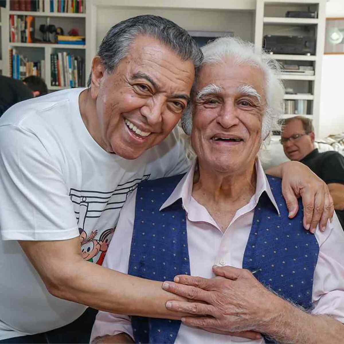Os desenhistas eram amigos de longa data/Foto: Reprodução/Twitter via mauriciodesouza