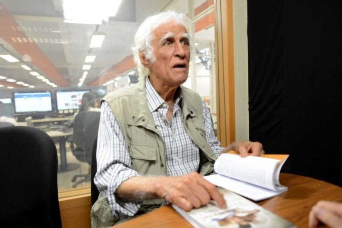 Cartunista Ziraldo, durante visita ao Jornal Correio Brasiliense, em 2016/foto: Andr&eacute; Violatti/Esp. CB/D.A Press