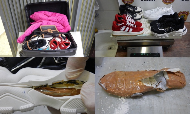 Alguns métodos usados por criminosos para tentar esconder as drogas, chamam a atenção, por se destacarem pela forma como os entorpecentes são escondidos/Foto: Divulgação/PF Alguns métodos usados por criminosos para tentar esconder as drogas, chamam a atenção, por se destacarem pela forma como os entorpecentes são escondidos/Foto: Divulgação/PF
