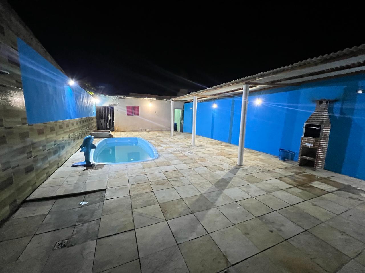 Casa com piscina foi usada como cativeiro de duas vítimas de sequestro/Foto: Polícia Civil Casa com piscina foi usada como cativeiro de duas vítimas de sequestro/Foto: Polícia Civil