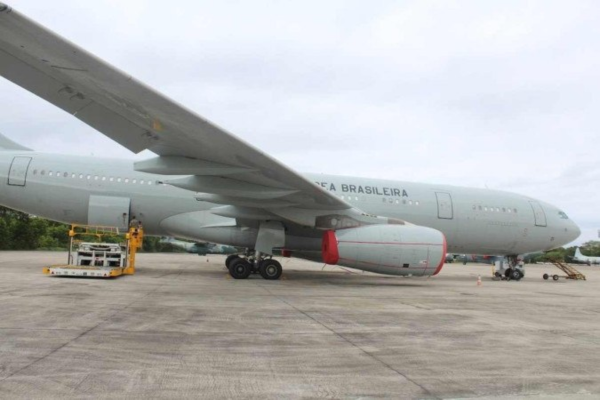 Avião da FAB KC-30/Crédito: PR/Divulgação Avião da FAB KC-30/Crédito: PR/Divulgação