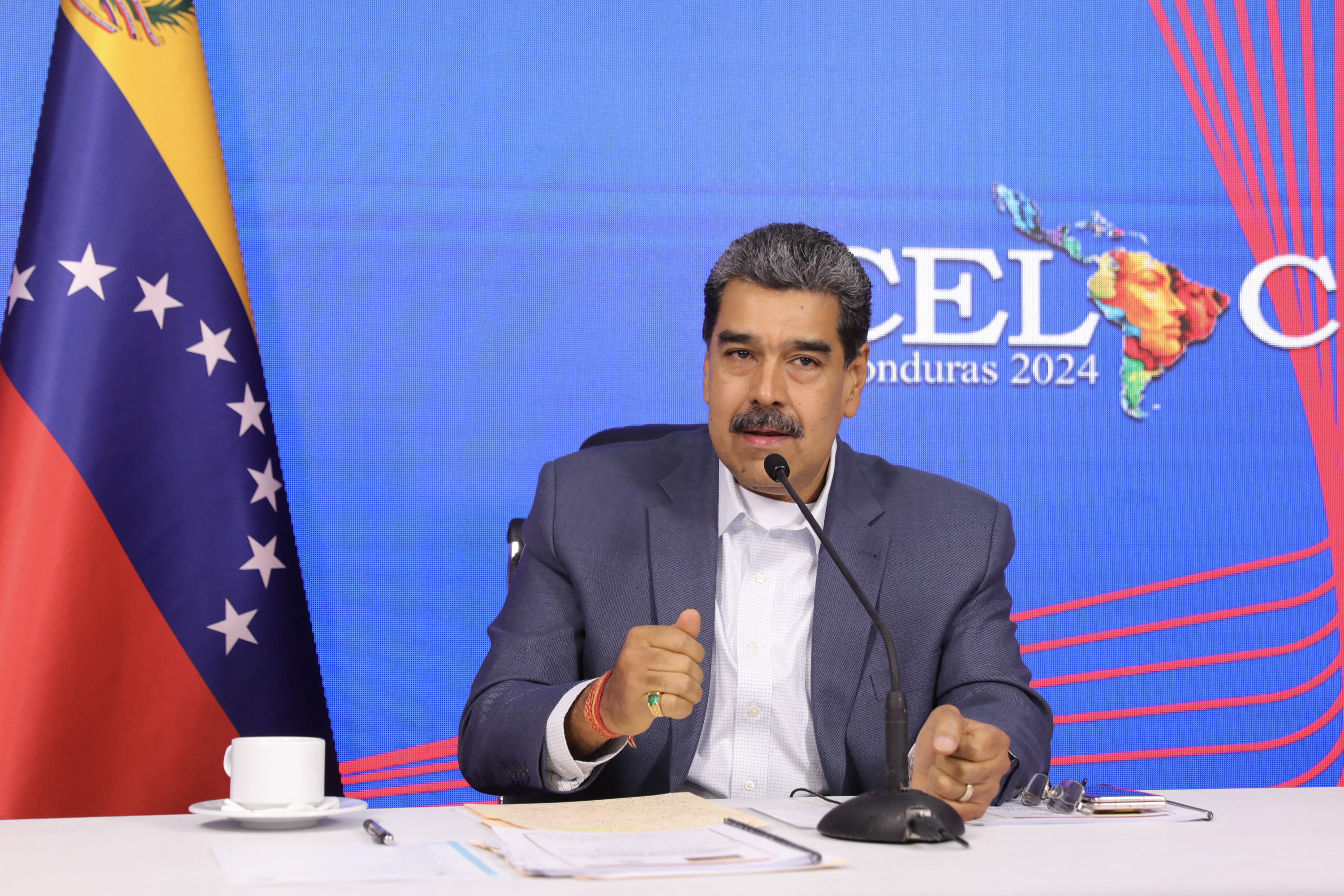 Presidente da Venezuela, Nicolás Maduro/foto: MARCELO GARCIA / Venezuelan Presidency / AFP Presidente da Venezuela, Nicolás Maduro/foto: MARCELO GARCIA / Venezuelan Presidency / AFP