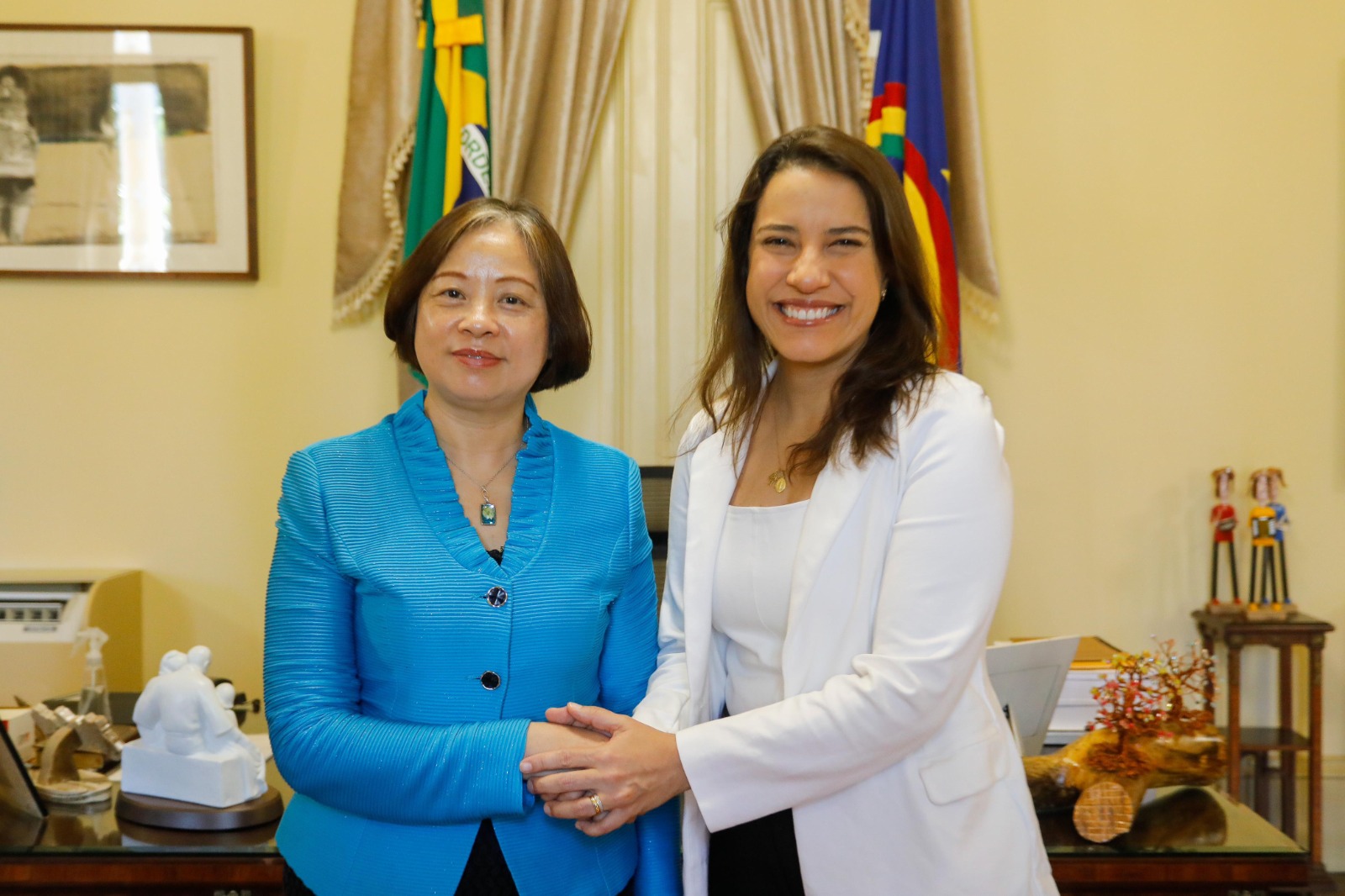 O encontro aconteceu nesta quinta (18), no Palácio do Campo das Princesas, sede do Executivo Estadual, no Centro do Recife/Foto: Miva Filho/Secom O encontro aconteceu nesta quinta (18), no Palácio do Campo das Princesas, sede do Executivo Estadual, no Centro do Recife/Foto: Miva Filho/Secom
