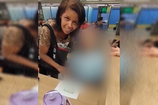 Mulher passou por audiência de custódia nesta quinta-feira (18)/foto: Reprodução Mulher passou por audiência de custódia nesta quinta-feira (18)/foto: Reprodução