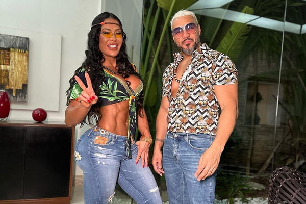 Gracyanne Barbosa e Belo/foto: Reprodução/Instagram Gracyanne Barbosa e Belo/foto: Reprodução/Instagram