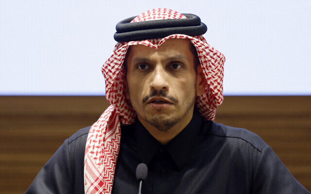 Primeiro-ministro do Catar, xeique Mohammed bin Abdelrahman Al-Thani/foto: Karim Jaafar/AFP Primeiro-ministro do Catar, xeique Mohammed bin Abdelrahman Al-Thani/foto: Karim Jaafar/AFP