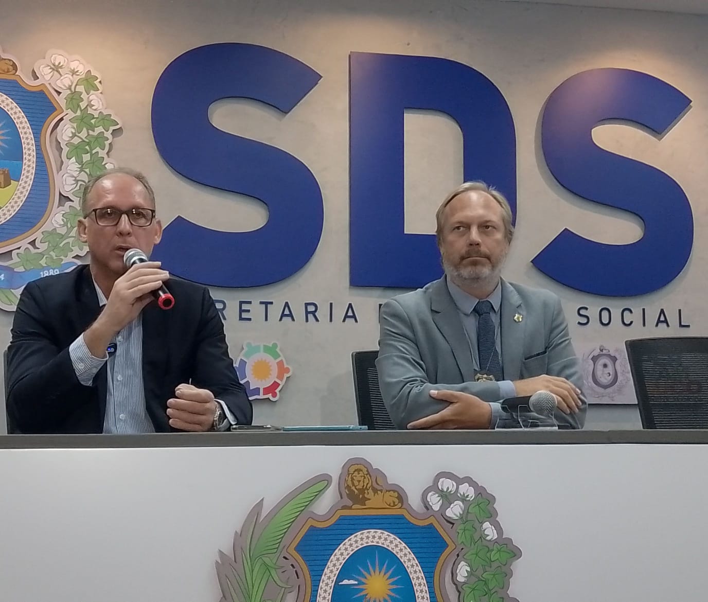 O titular da SDS, Alessandro Carvalho, disse que se for preciso, caso haja possíveis ameaças, o secretário da Fazenda, Wilson de Paula, terá proteção pessoal das forças de segurança/Foto: Wilson Maranhão/DP