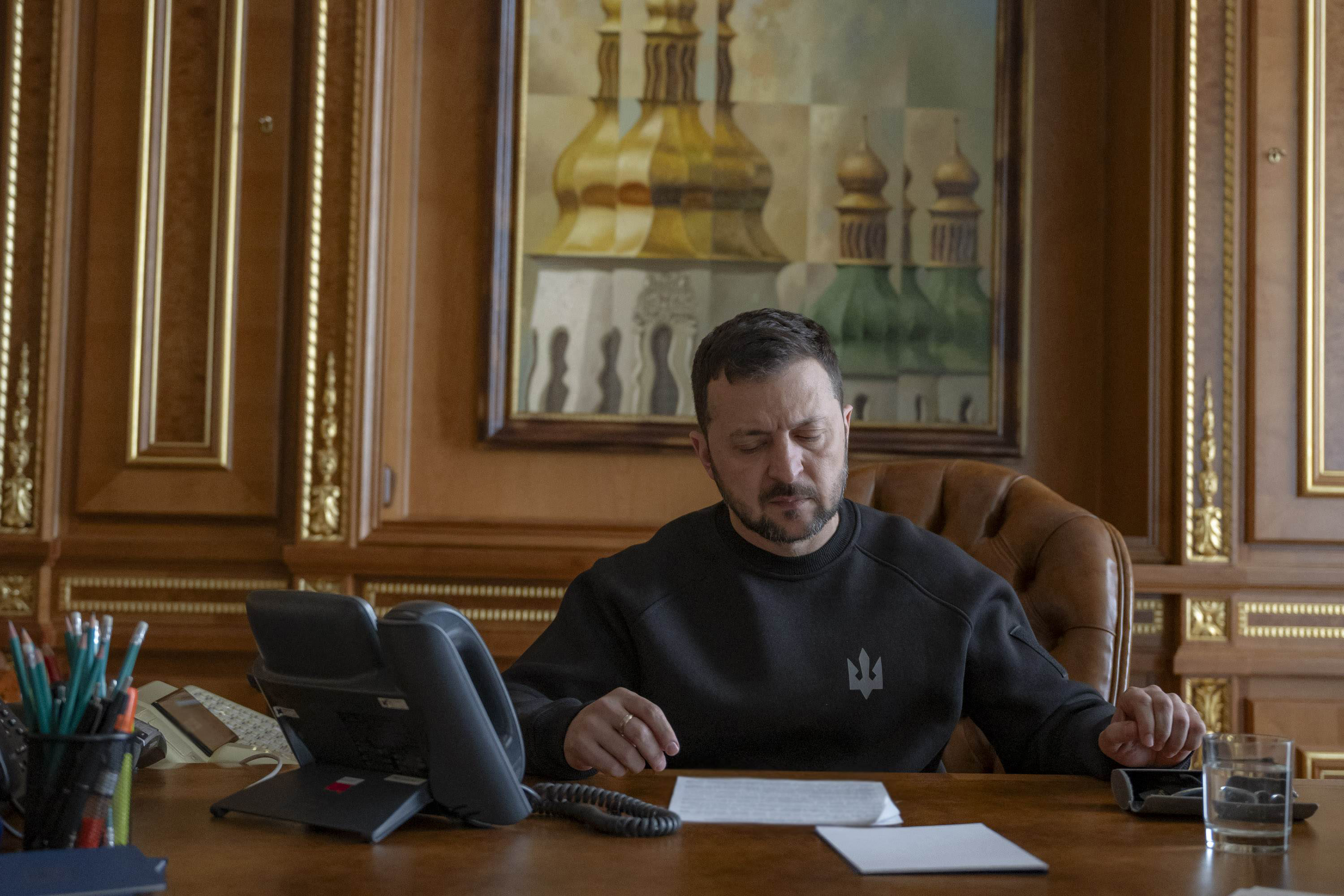 Pacote de ajuda do Reino Unido foi anunciado pelo presidente da Ucrânia, Volodymyr Zelensky/foto: Handout / UKRAINIAN PRESIDENTIAL PRESS SERVICE / AFP