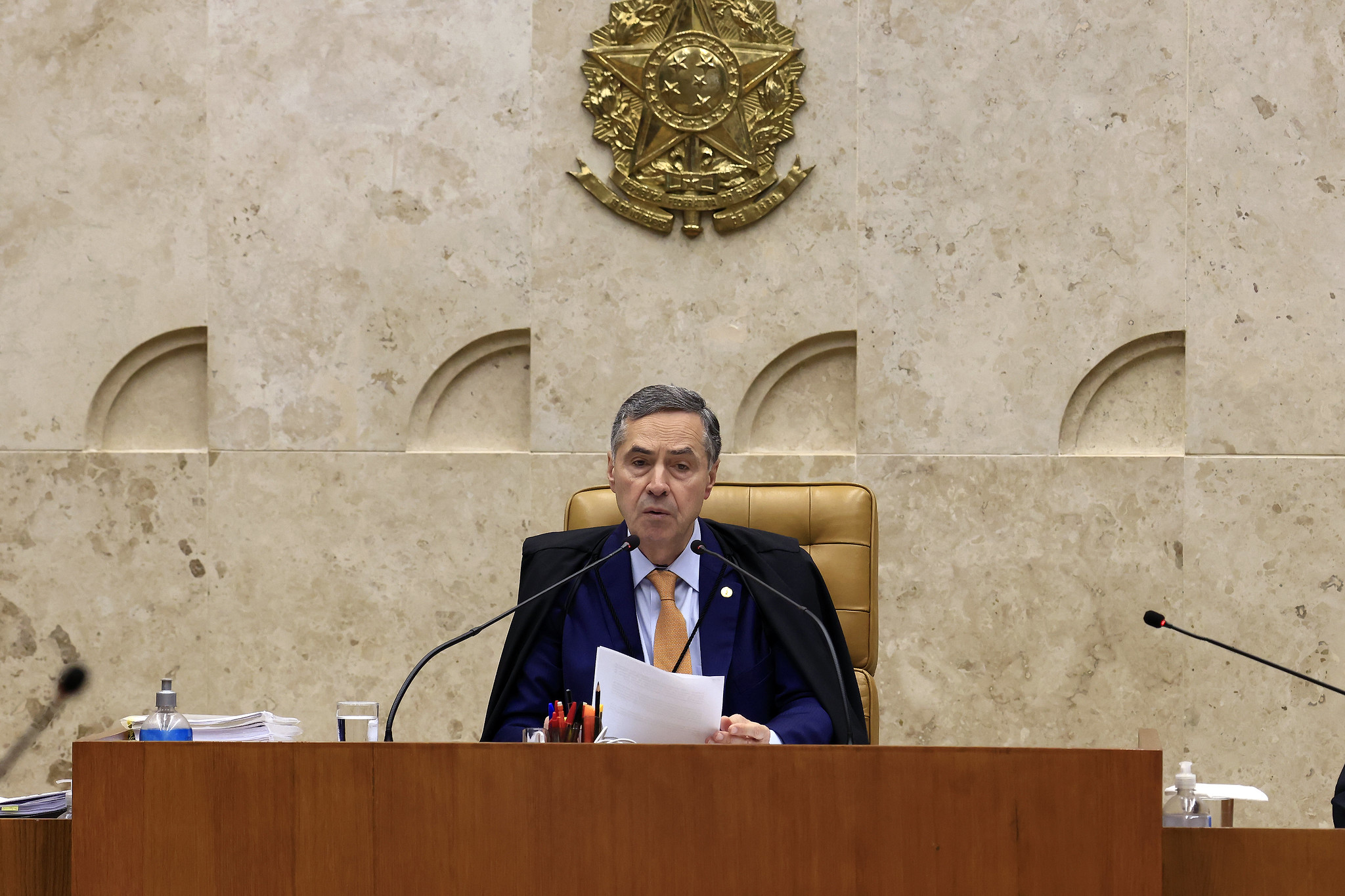 Presidente do STF, ministro Luís Roberto Barroso/foto: Rosinei Coutinho/SCO/STF