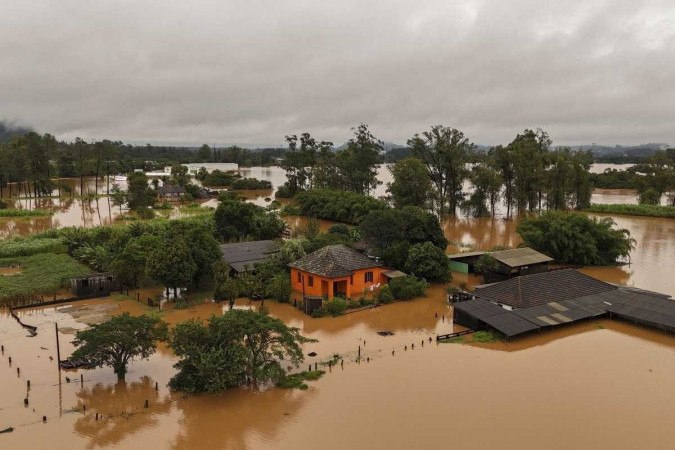 Número de mortes pelas chuvas no RS mais que dobra em um dia/foto: AFP