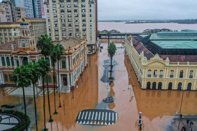 Guaíba atingiu o maior nível de sua história/Foto: Gilvan Rocha/Agência Brasil Guaíba atingiu o maior nível de sua história/Foto: Gilvan Rocha/Agência Brasil