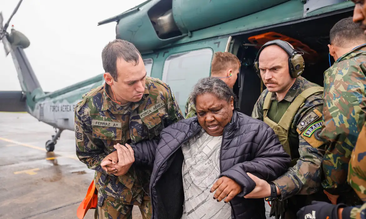 Dados da Defesa Civil do estado revelam que 121.957 pessoas est&atilde;o desalojadas/Foto: Ricardo Stuckert/PR