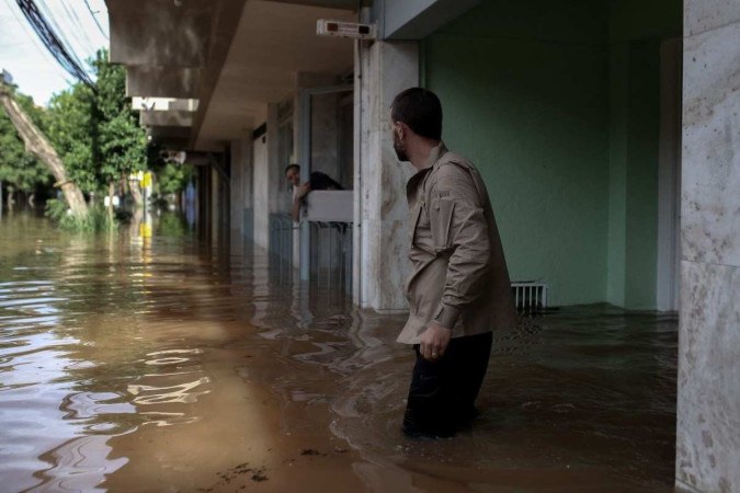 Várias cidades do Rio Grande do Sul foram afetadas pelas cheias/foto: Anselmo CUNHA/AFP