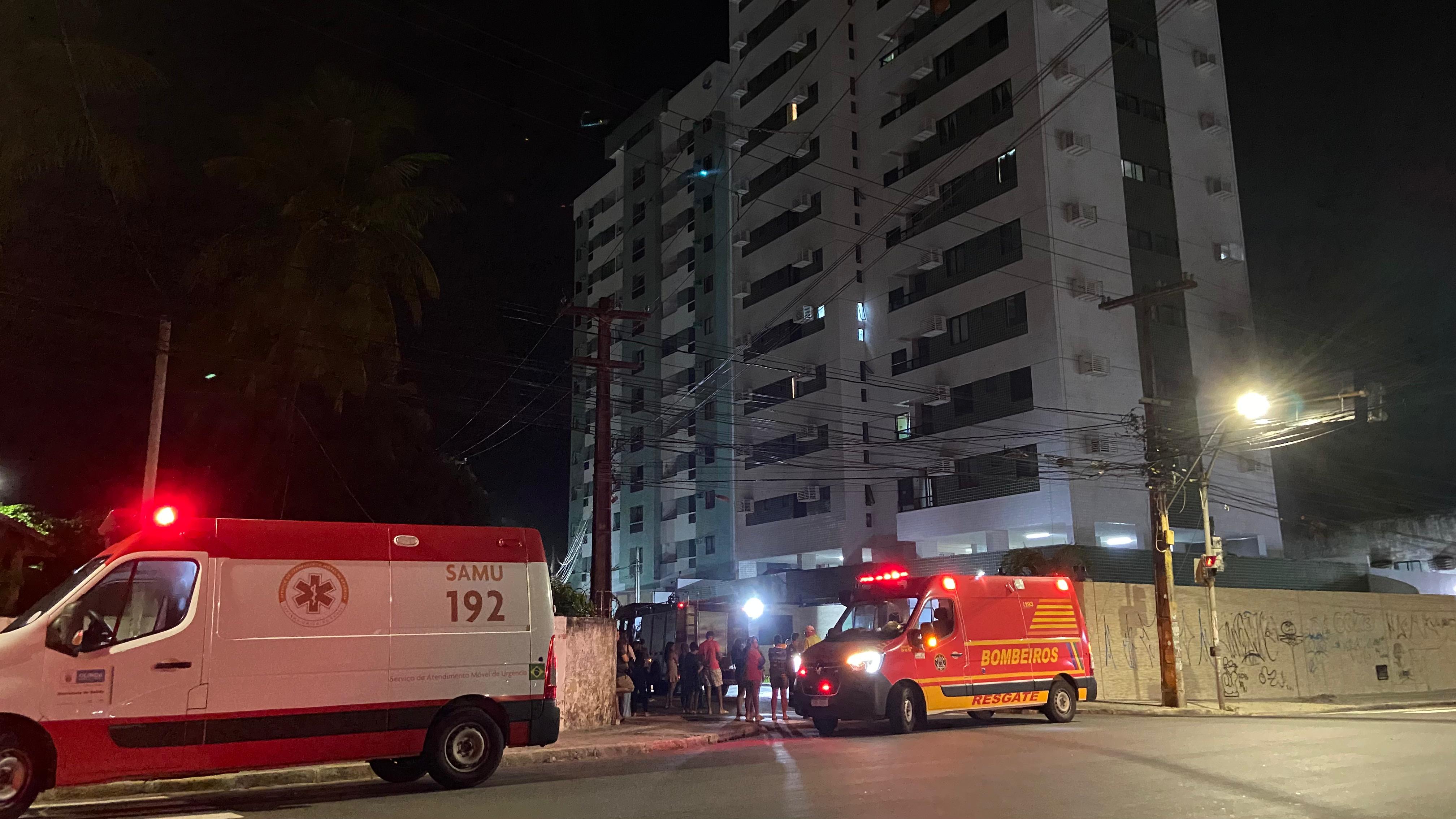 Bombeiros foram mobilizados para incêndio