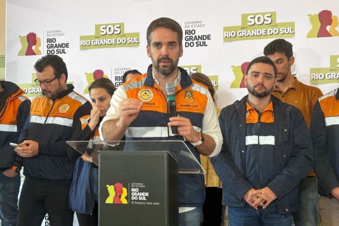 De acordo com Leite, o nível de alerta no estado voltou ao máximo depois das chuvas do final de semana, que persistem e devem desaguar no Guaíba nas próximas horas/Foto: Henrique Lessa/CB/D.A.Press