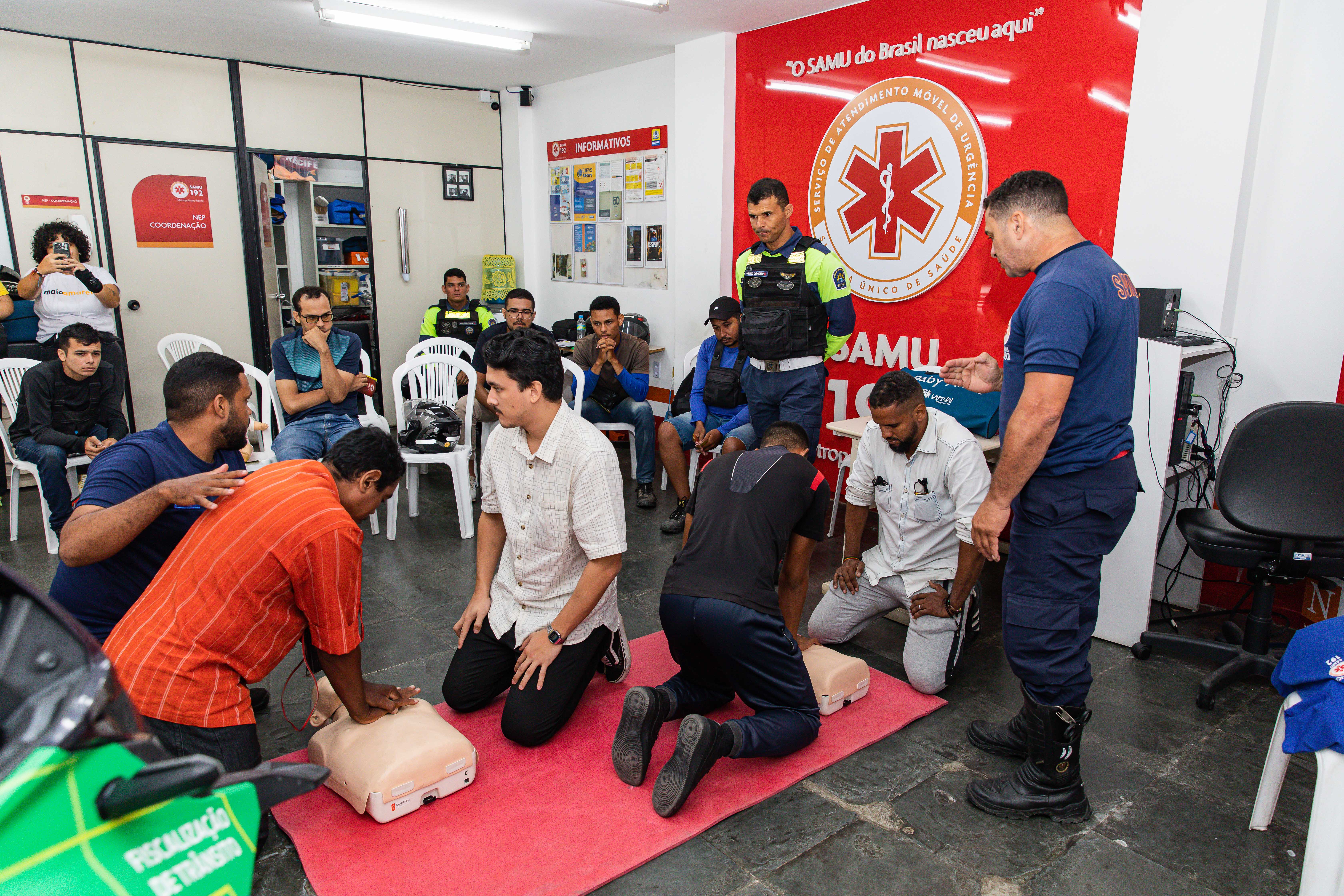 A iniciativa é uma força conjunta entre a CTTU e os apps, visando capacitar os trabalhadores tendo como foco a campanha do Maio Amarelo/Foto: Josenildo Gomes/ CTTU A iniciativa é uma força conjunta entre a CTTU e os apps, visando capacitar os trabalhadores tendo como foco a campanha do Maio Amarelo/Foto: Josenildo Gomes/ CTTU