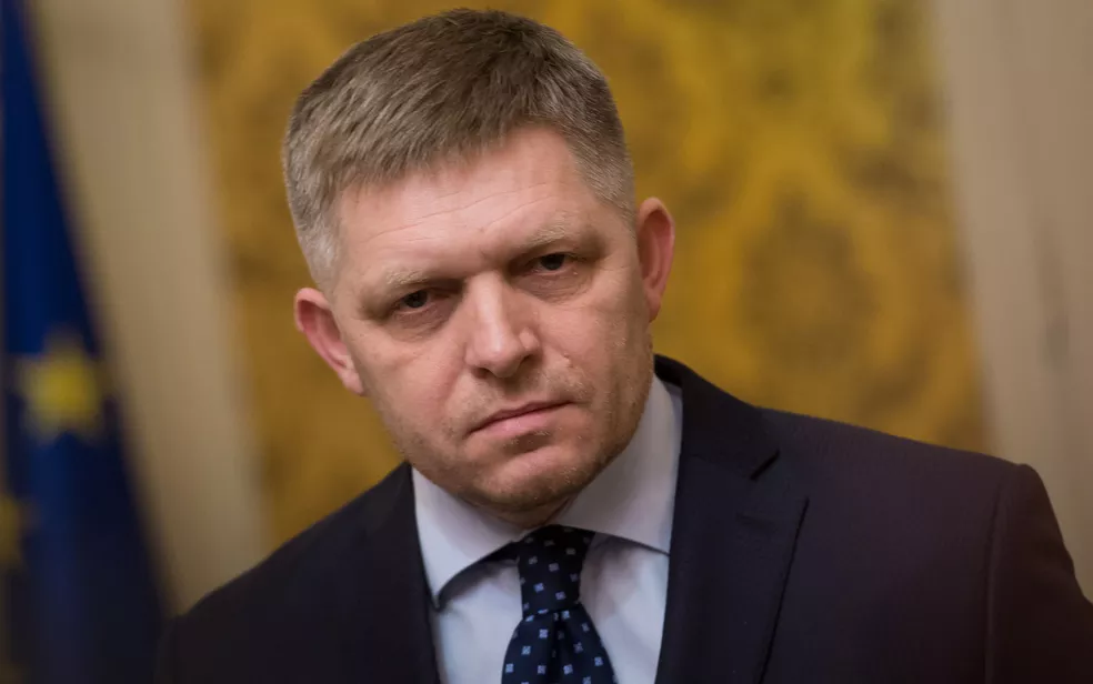 Robert Fico, primeiro-ministro da Eslov&aacute;quia/Foto: Vladimir Smicek/AFP
