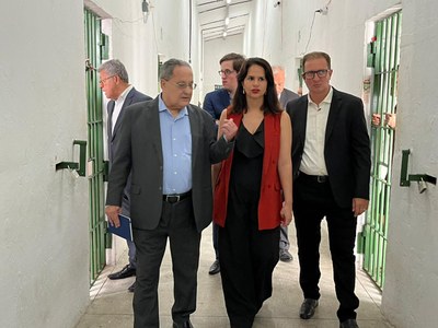 A vistoria desta terça-feira foi a quarta de uma série de visitas técnicas, feitas este ano, às unidades prisionais situadas no Grande Recife/Foto: Ascom/PRPE A vistoria desta terça-feira foi a quarta de uma série de visitas técnicas, feitas este ano, às unidades prisionais situadas no Grande Recife/Foto: Ascom/PRPE