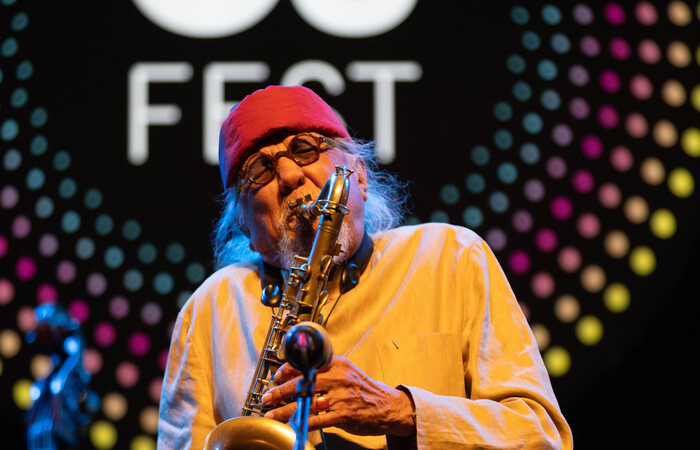 /Charles Lloyd em apresentação de abertura do C6 Fest, em São Paulo. Foto: Divulgação